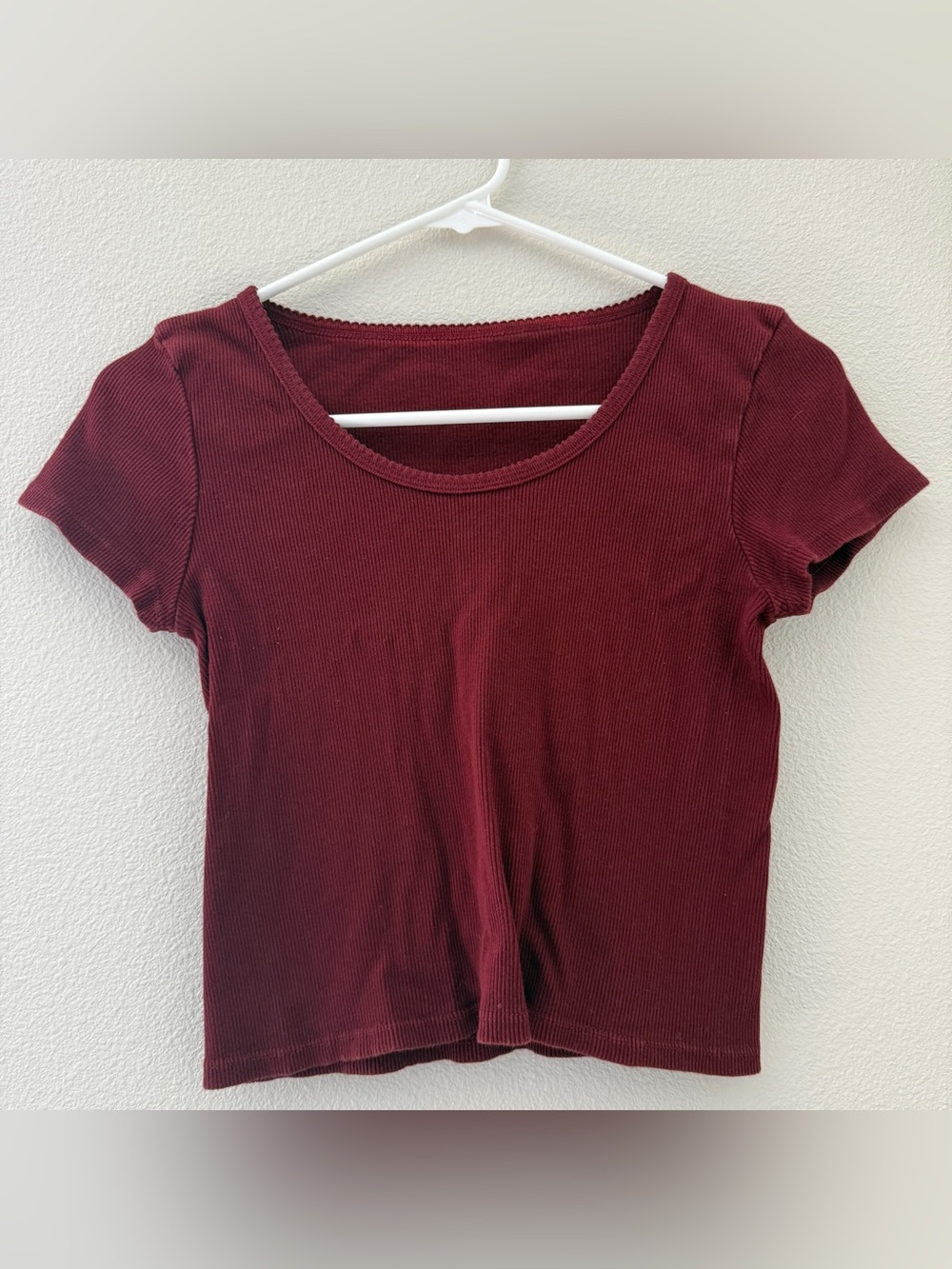 Brandy Melville Short Sleeve Tee in Red